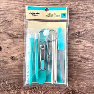 Equate Deluxe Manicure Kit - Nail Kit - Blue